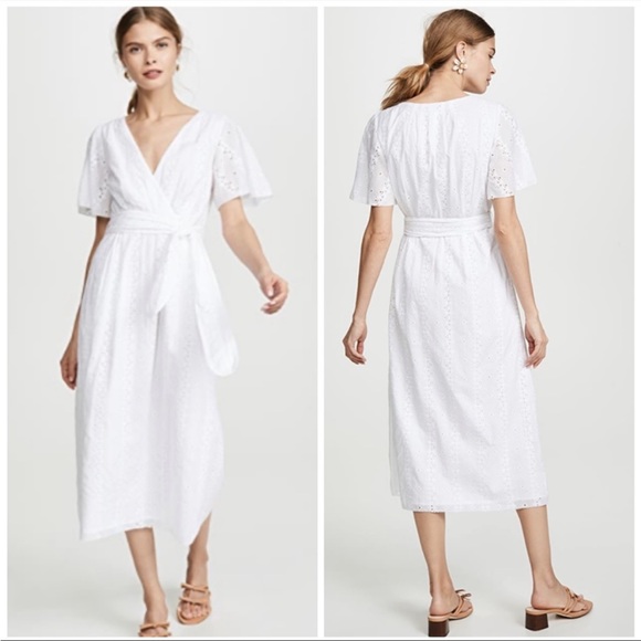 Joie Azariah Eyelet Midi Dress - Picture 5 of 15